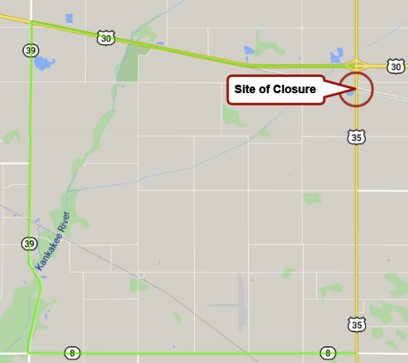 INDOT: Section of U.S. 35 to close beginning May 4